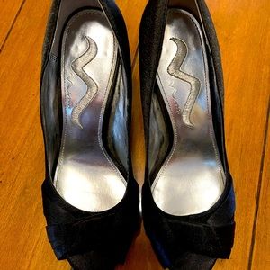 Nina black heels